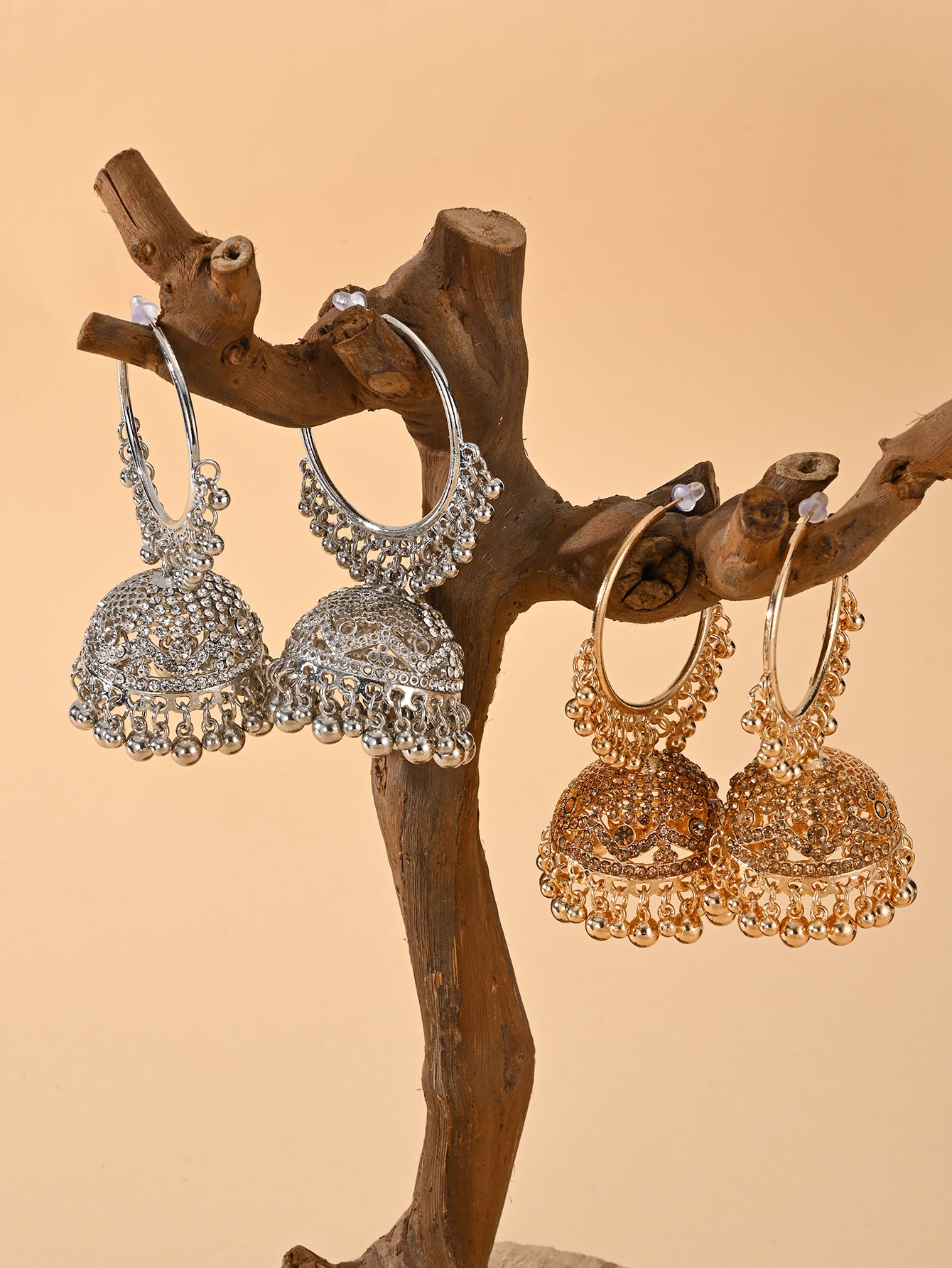 BB0026 Hoops Jhumka Earrings Ethnic Earrings Vintage Earrings