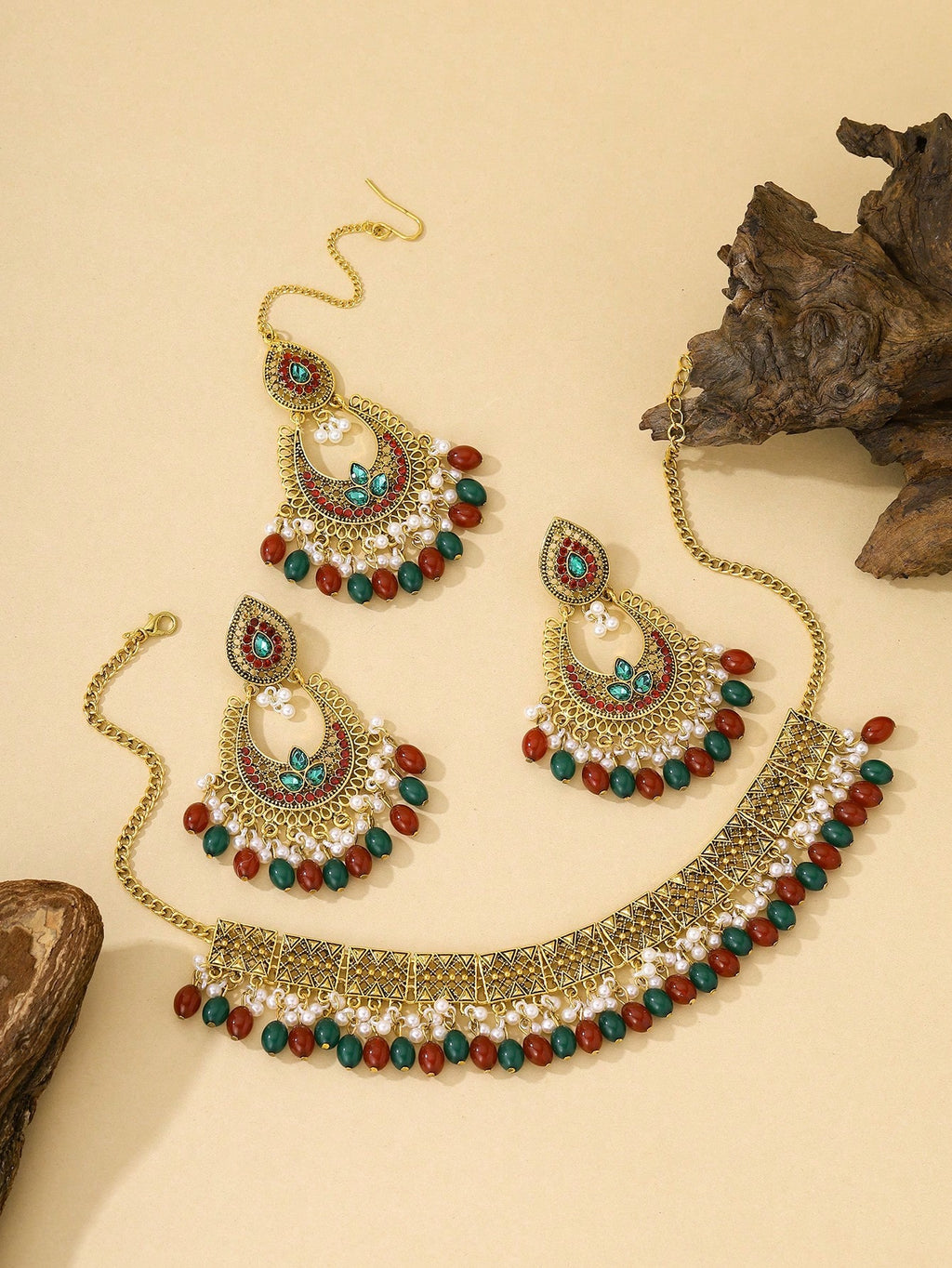 BB0039 Kundan Necklace set for outfits Jewelry set Chocker set for Wendding