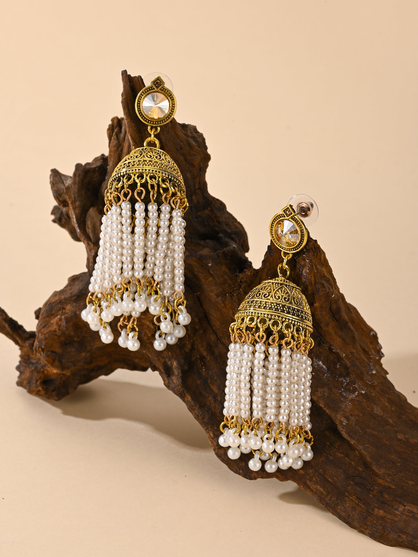 BB0023 Long Jhumka Earrings Ethnic Earrings Vintage Earrings