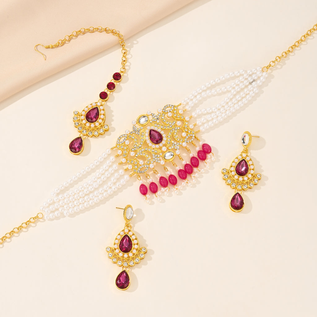 BB0061 Kundan Necklace set for outfits Jewelry set Chocker set for Woman