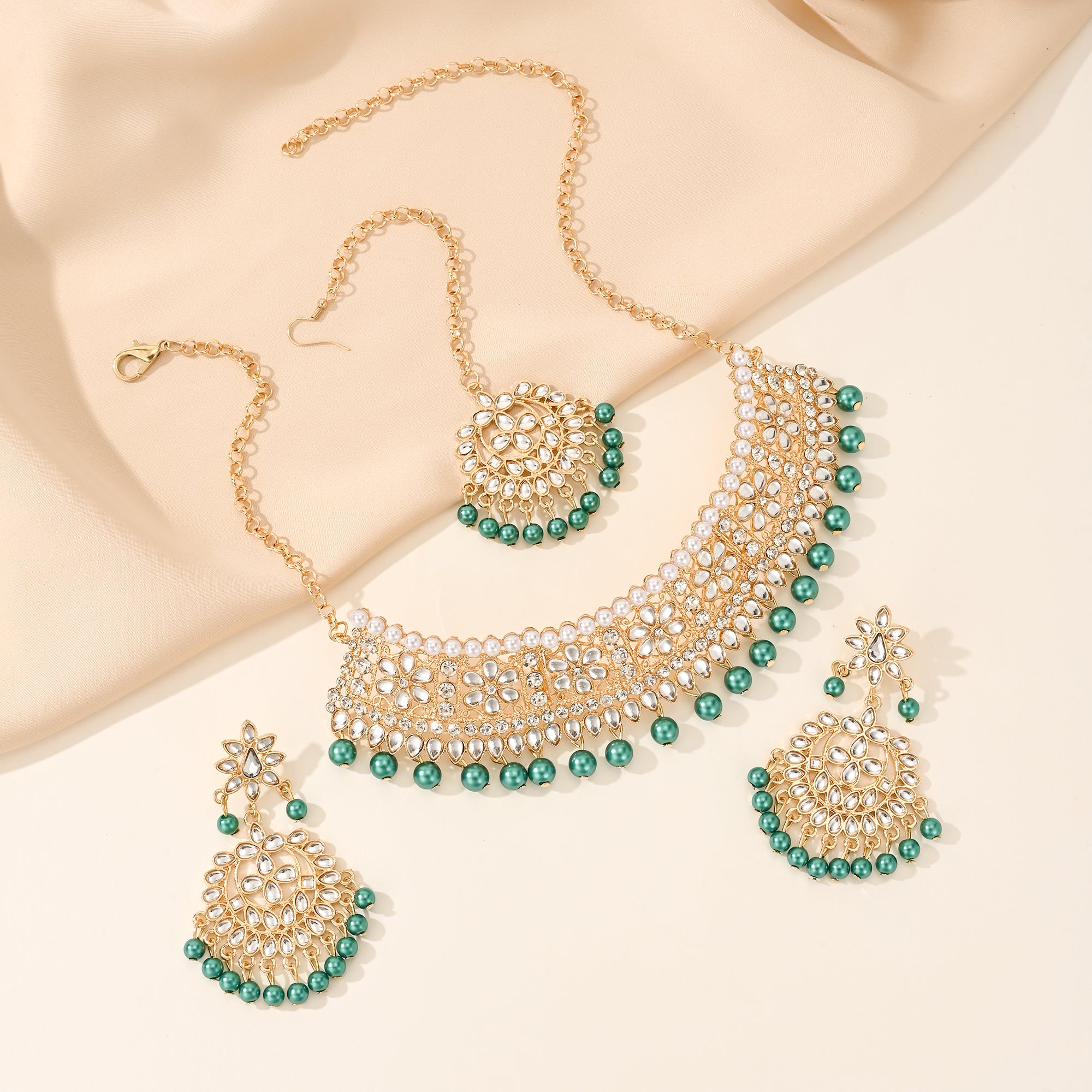 BB0038 Kundan Necklace set for outfits Jewelry set Chocker set for Woman
