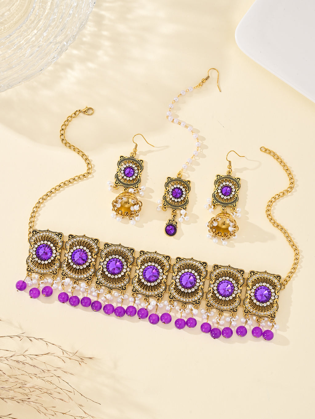 BB0058 Simple Necklace set for outfits Jewelry set Chocker set for Woman