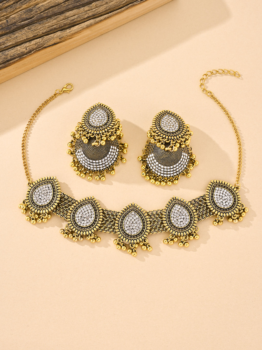 BB0063 Kundan Necklace set for outfits Jewelry set Chocker set for Woman