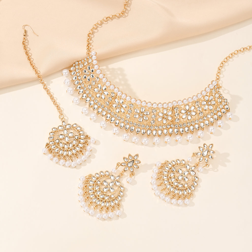 BB0038 Kundan Necklace set for outfits Jewelry set Chocker set for Woman