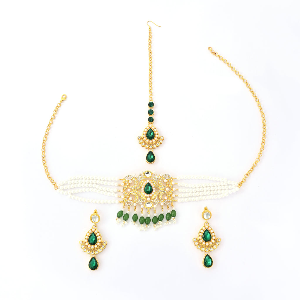 BB0061 Kundan Necklace set for outfits Jewelry set Chocker set for Woman