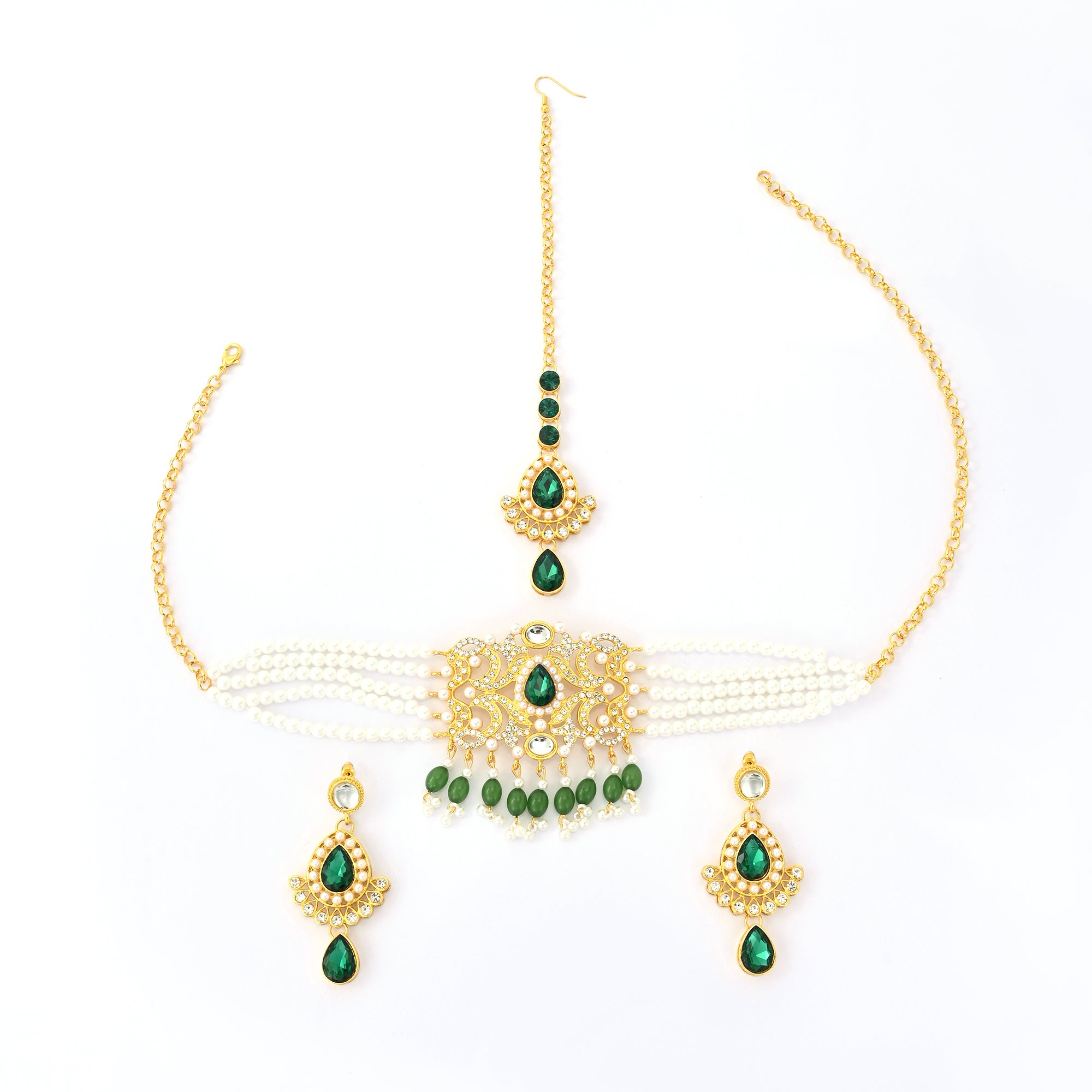 BB0061 Kundan Necklace set for outfits Jewelry set Chocker set for Woman