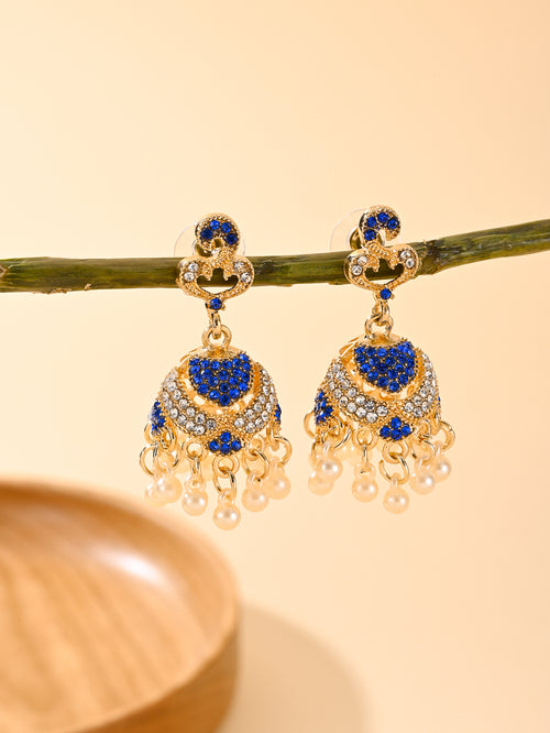 B0013  Jhumka Earrings Vintage Jewelry