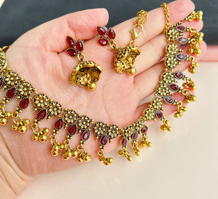 BB0042 Simple Necklace set for outfits Jewelry set Chocker set for Woman
