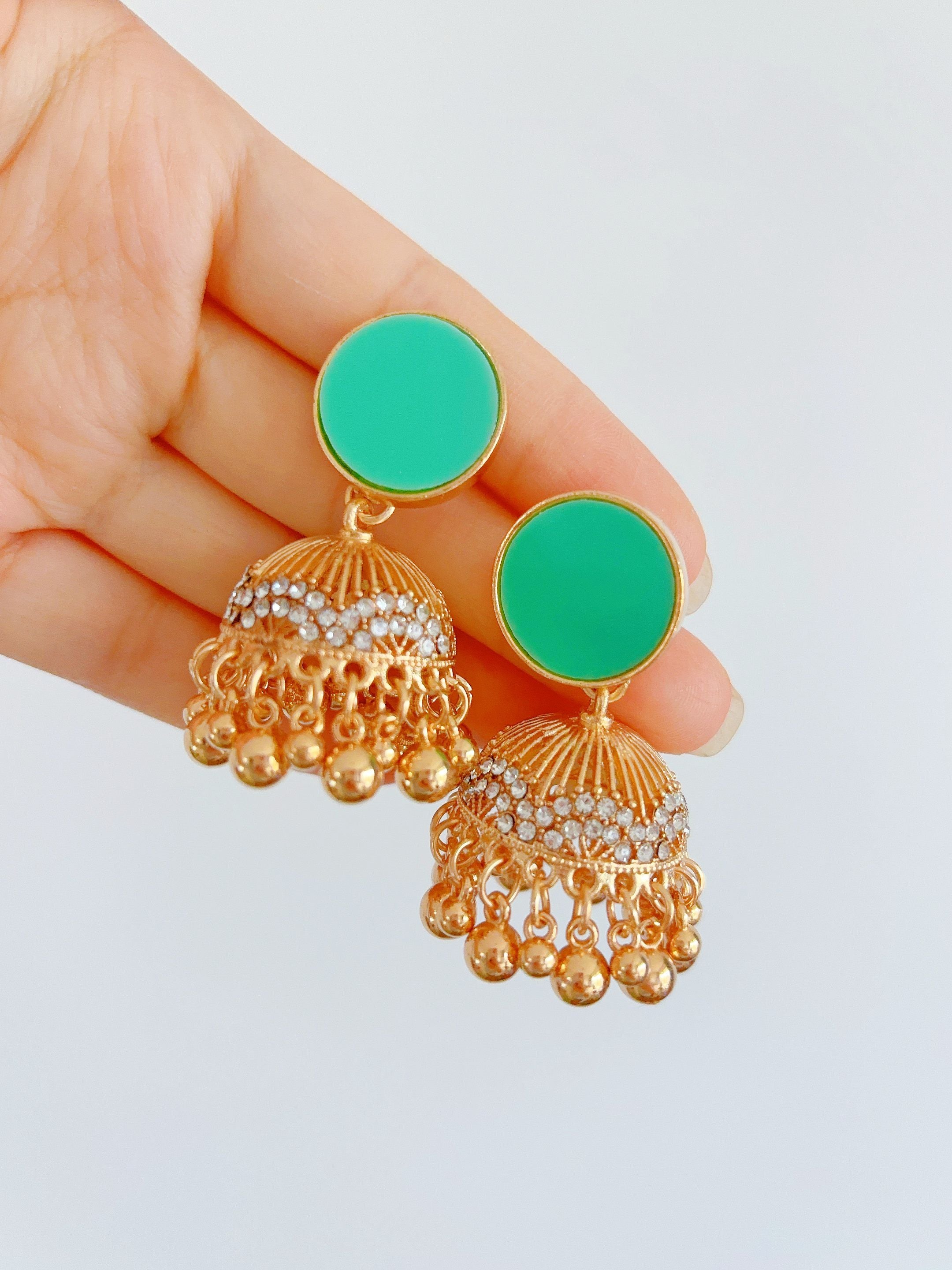 BB0024  Jhumka Earrings Ethnic Earrings Vintage Earrings