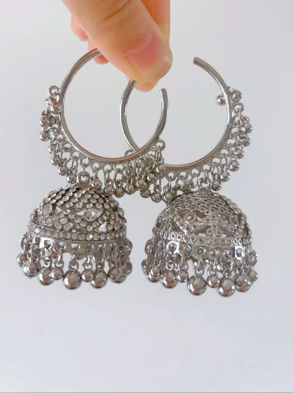 BB0026 Hoops Jhumka Earrings Ethnic Earrings Vintage Earrings