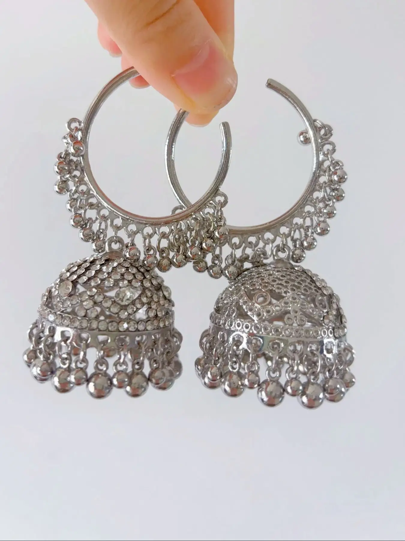BB0026 Hoops Jhumka Earrings Ethnic Earrings Vintage Earrings