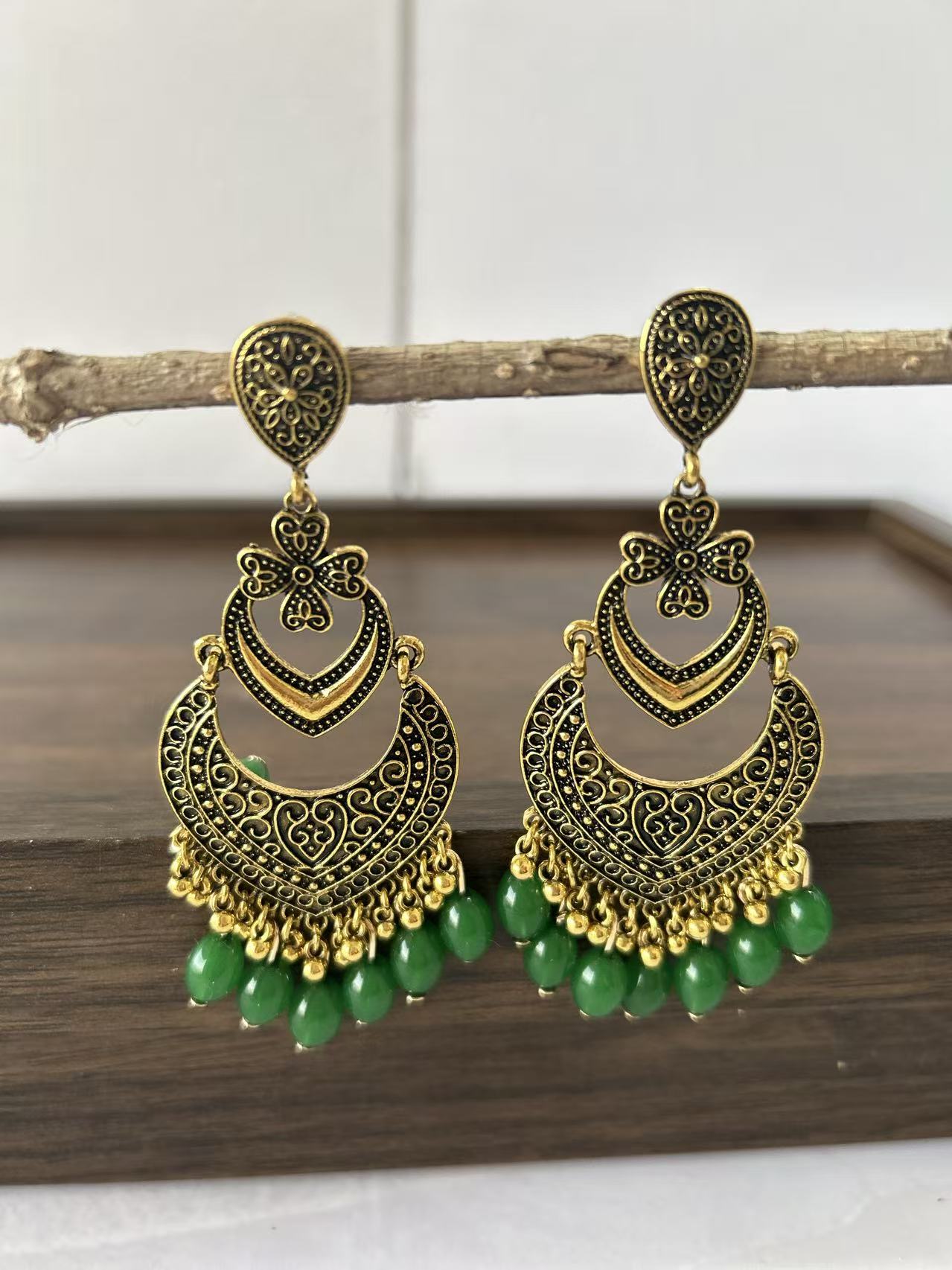 BB001 Jhumka Earrings Vintage Earrings for Woman