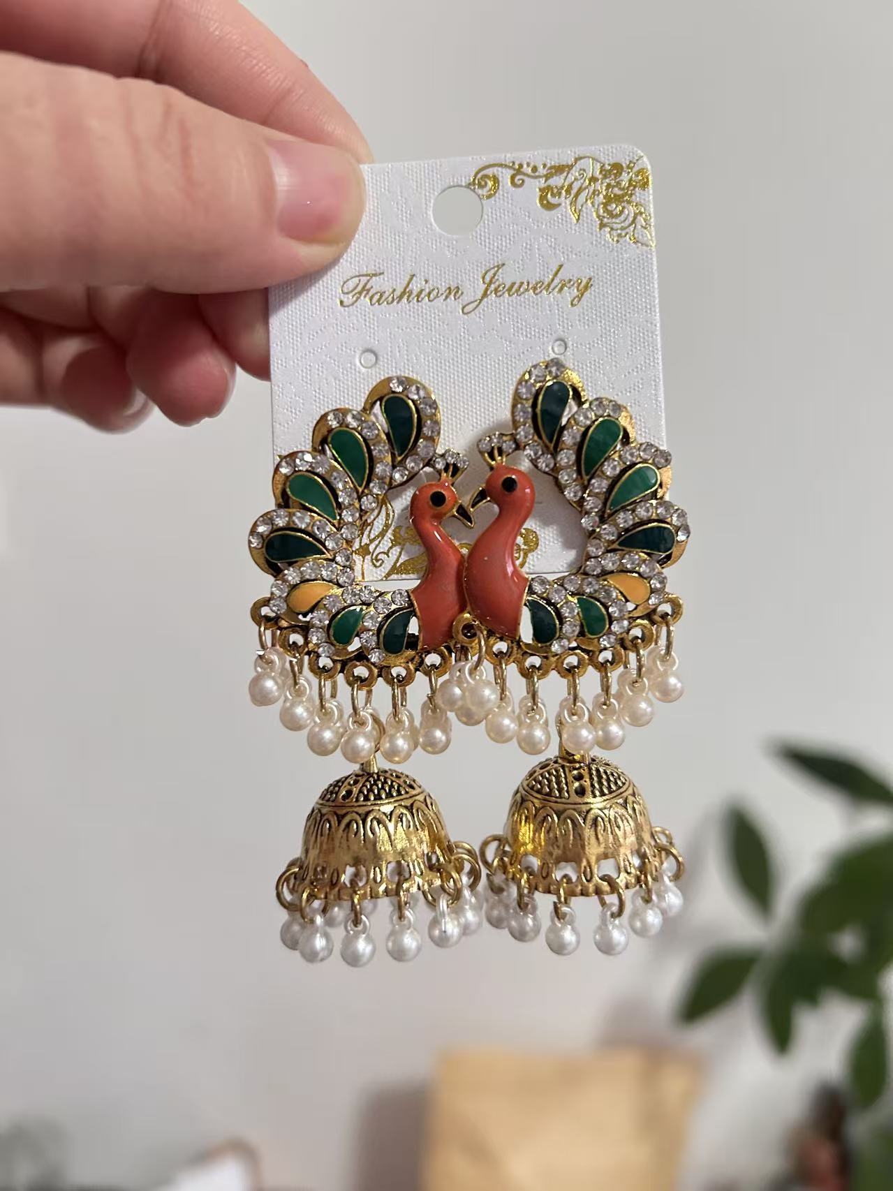 BB007 Jhumka Earrings Vintage Earrings Ethni Jewelry for Woman