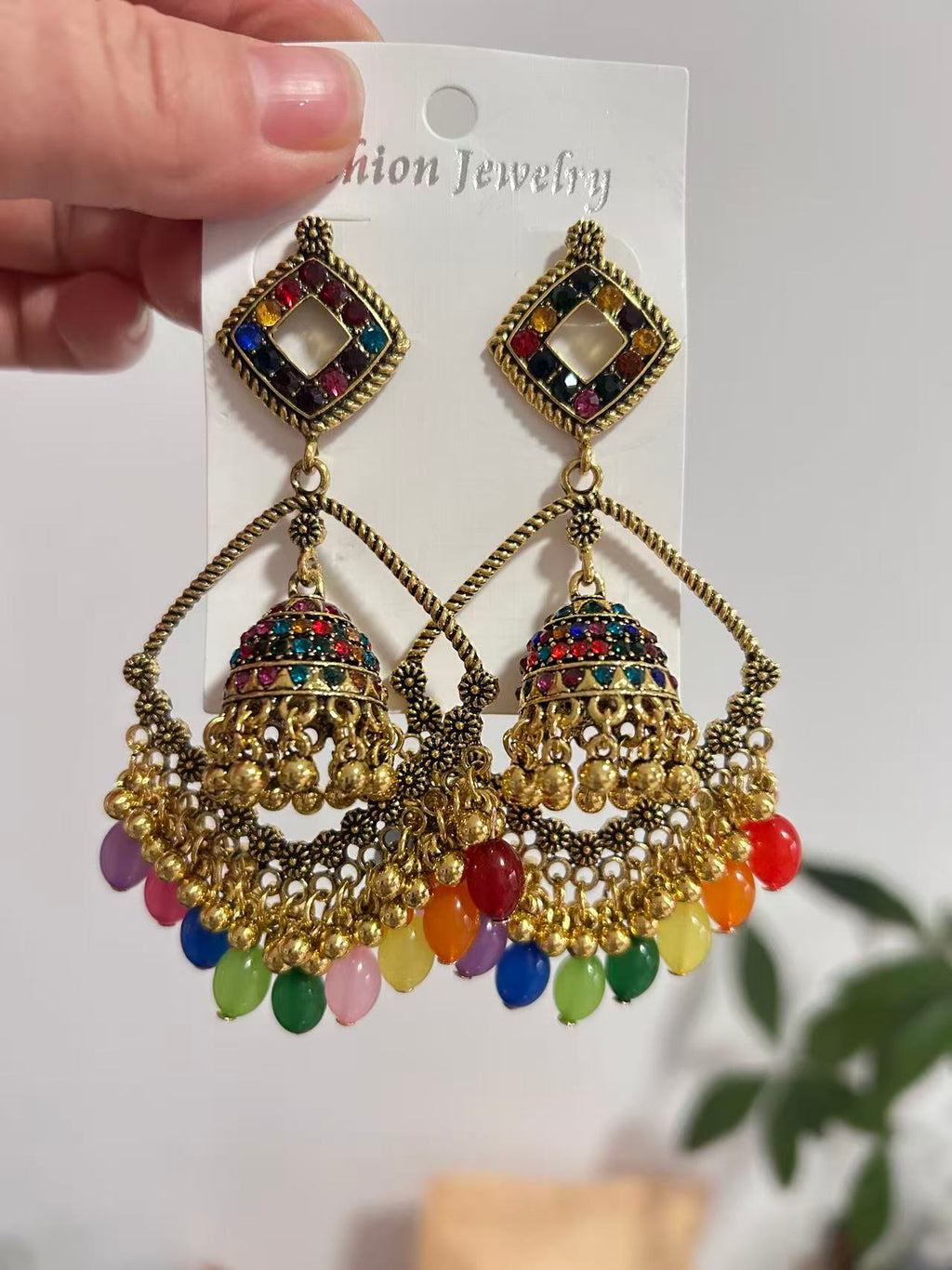 BB007 Jhumka Earrings Vintage Earrings Ethni Jewelry for Woman