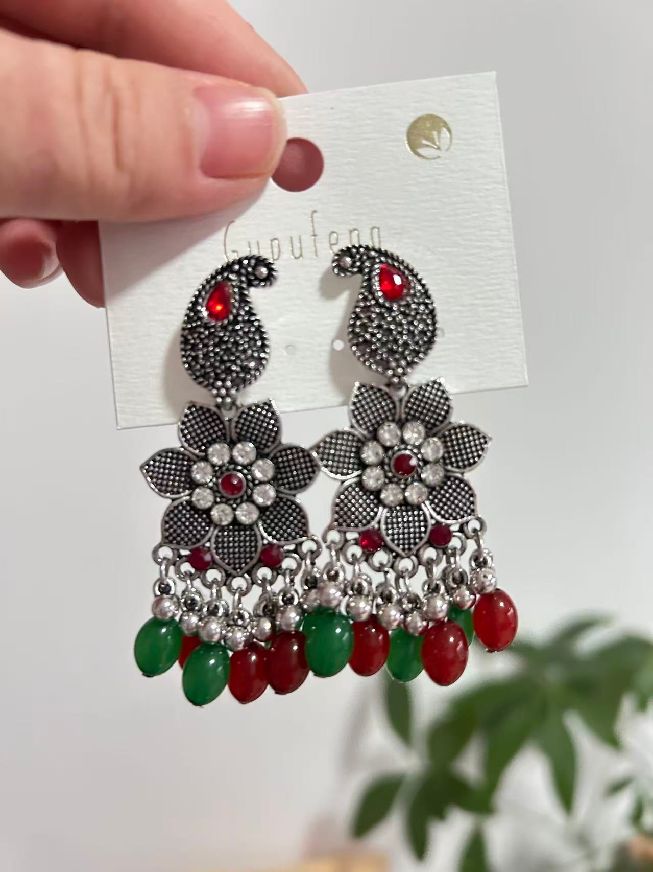 BB007 Jhumka Earrings Vintage Earrings Ethni Jewelry for Woman