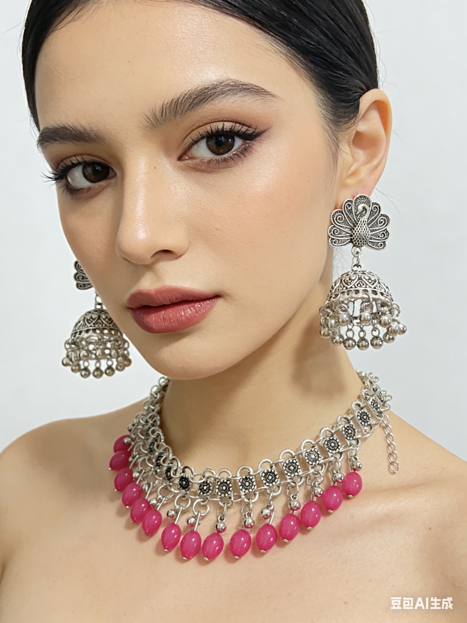 BB008 Necklace sets Jewelry sets for Woman Oxidized Simple chocker sets
