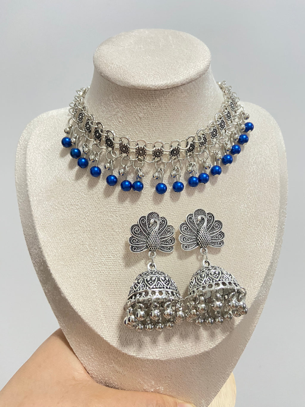 BB008 Necklace sets Jewelry sets for Woman Oxidized Simple chocker sets