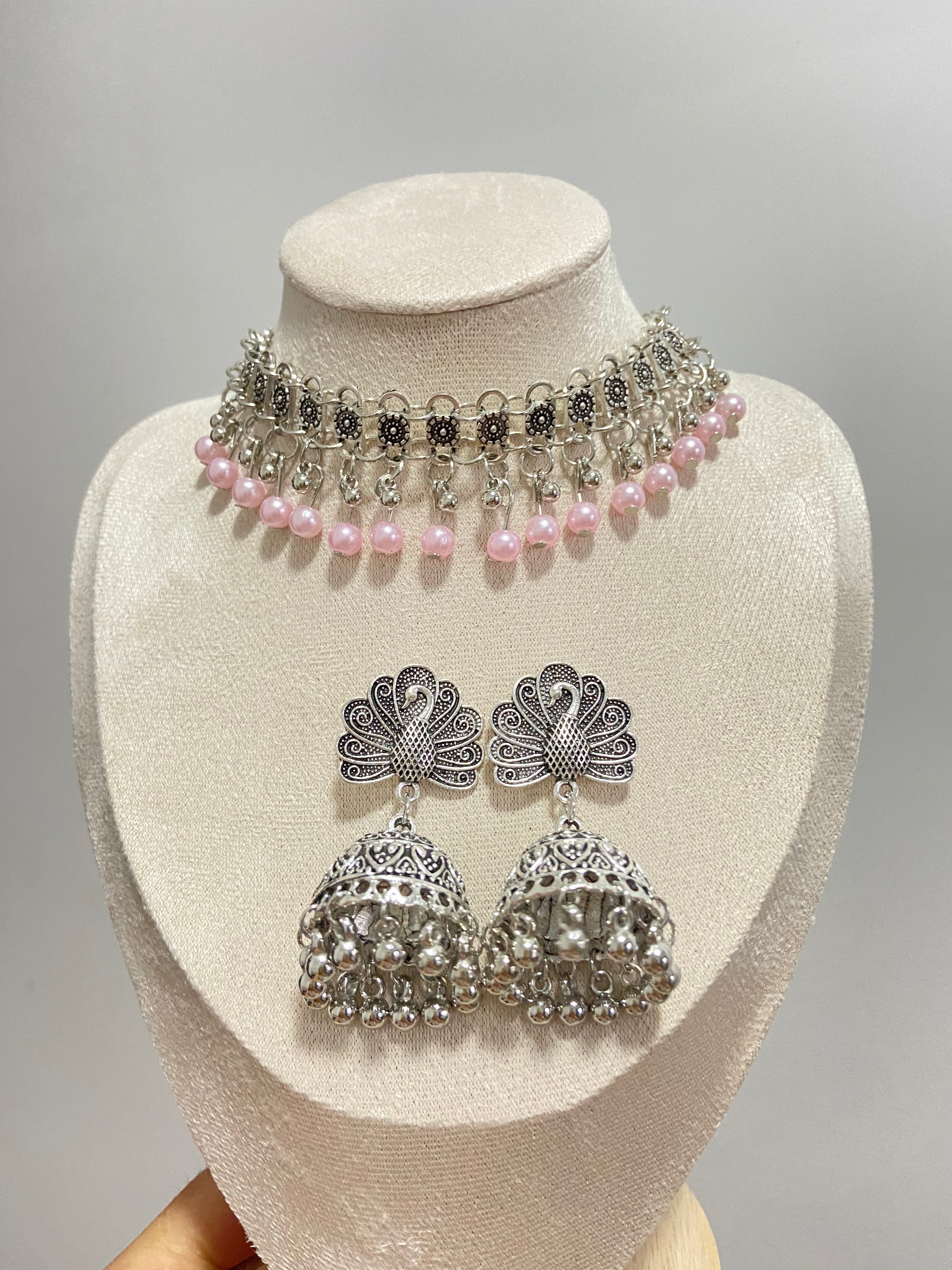 BB008 Necklace sets Jewelry sets for Woman Oxidized Simple chocker sets
