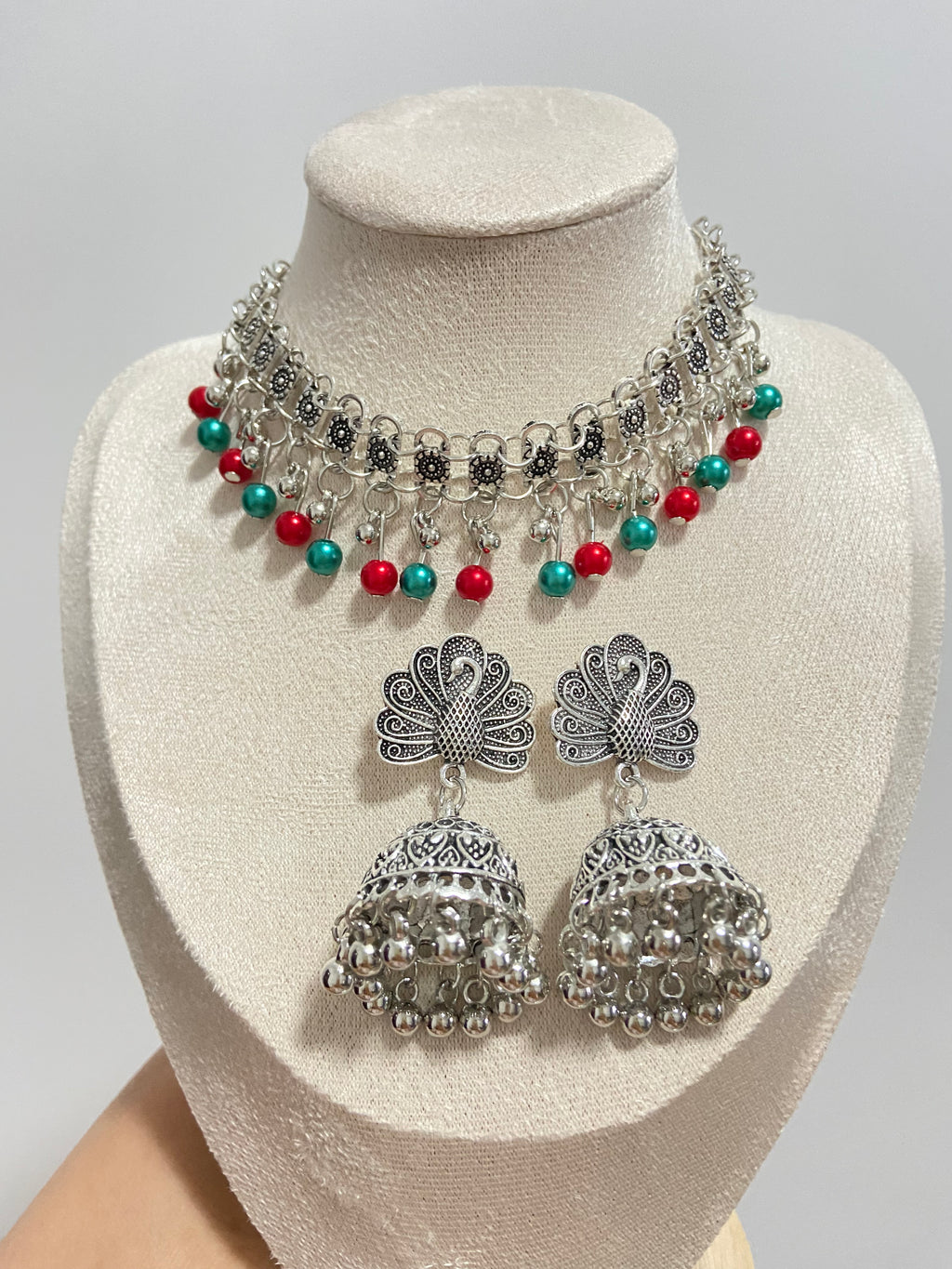 BB008 Necklace sets Jewelry sets for Woman Oxidized Simple chocker sets