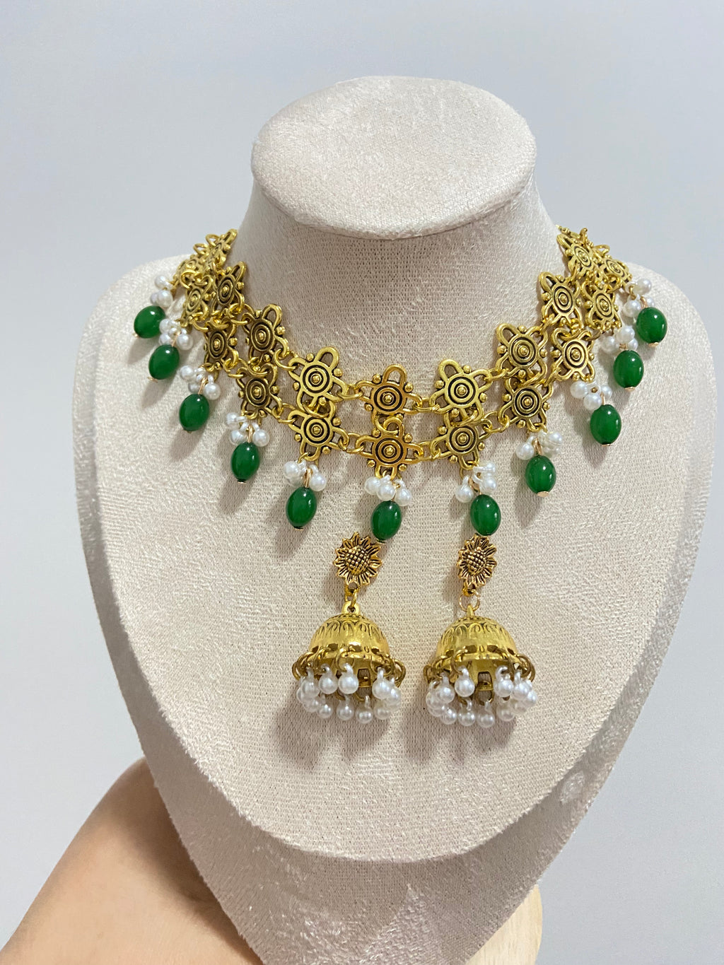 BB008 Necklace sets Jewelry sets for Woman Oxidized Simple chocker sets