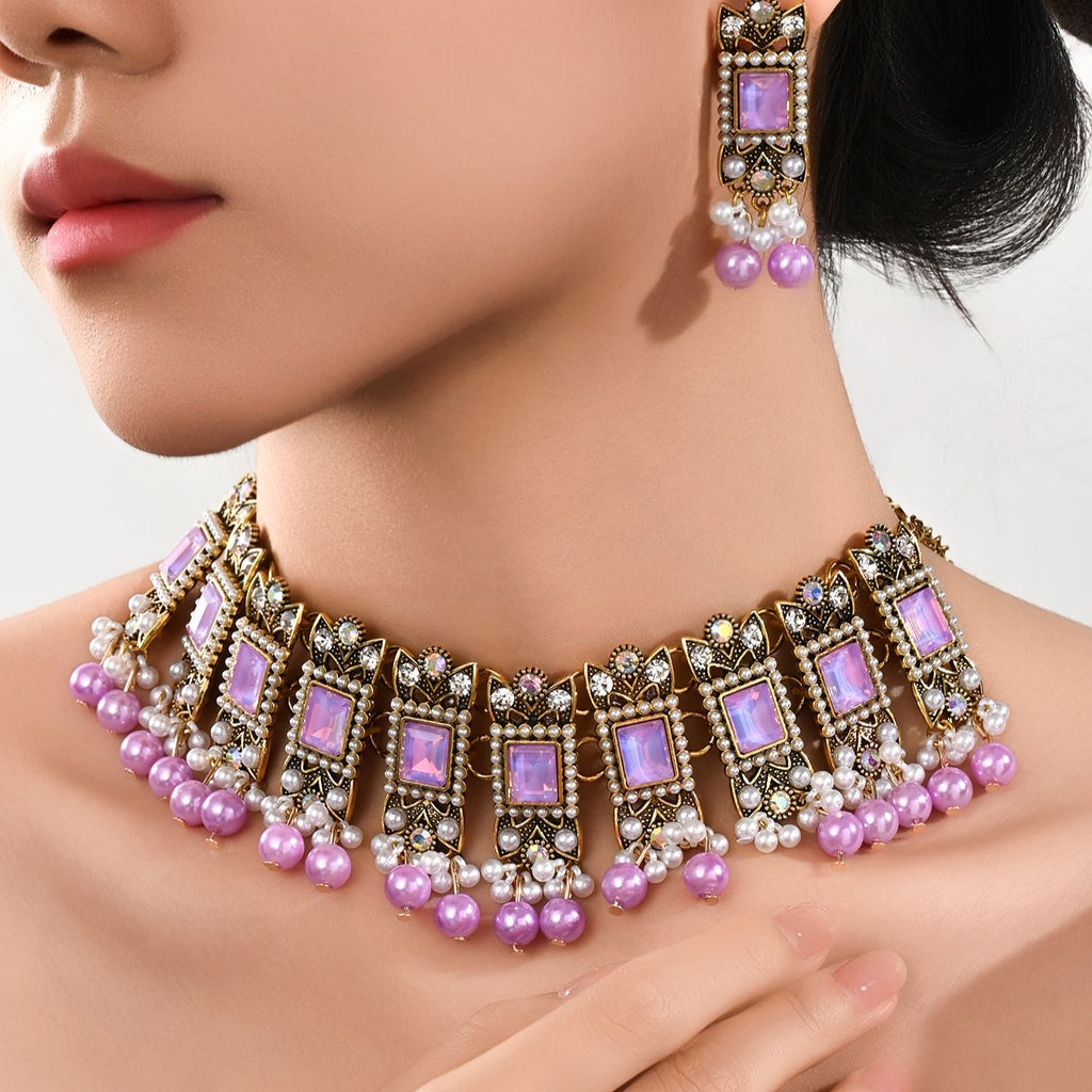 BB0033 Necklace set for outfits Jewelry set Chocker set for Woman