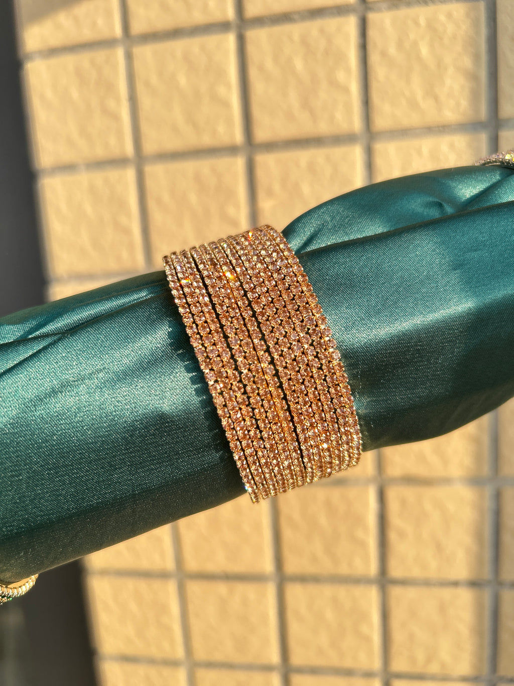 BB0045 12pcs Stone bangles sets bracelet for Woman