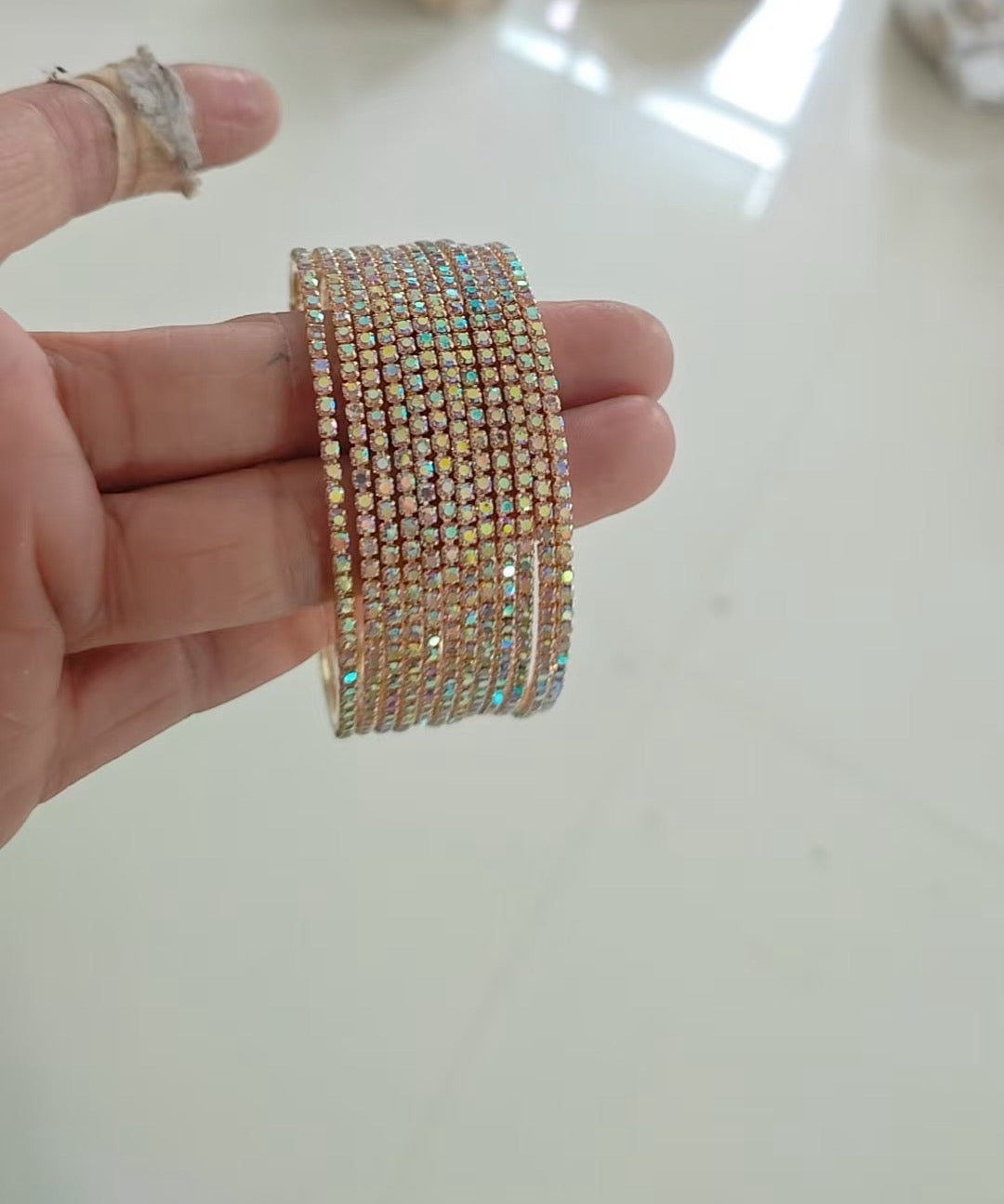 BB0045 12pcs Stone bangles sets bracelet for Woman