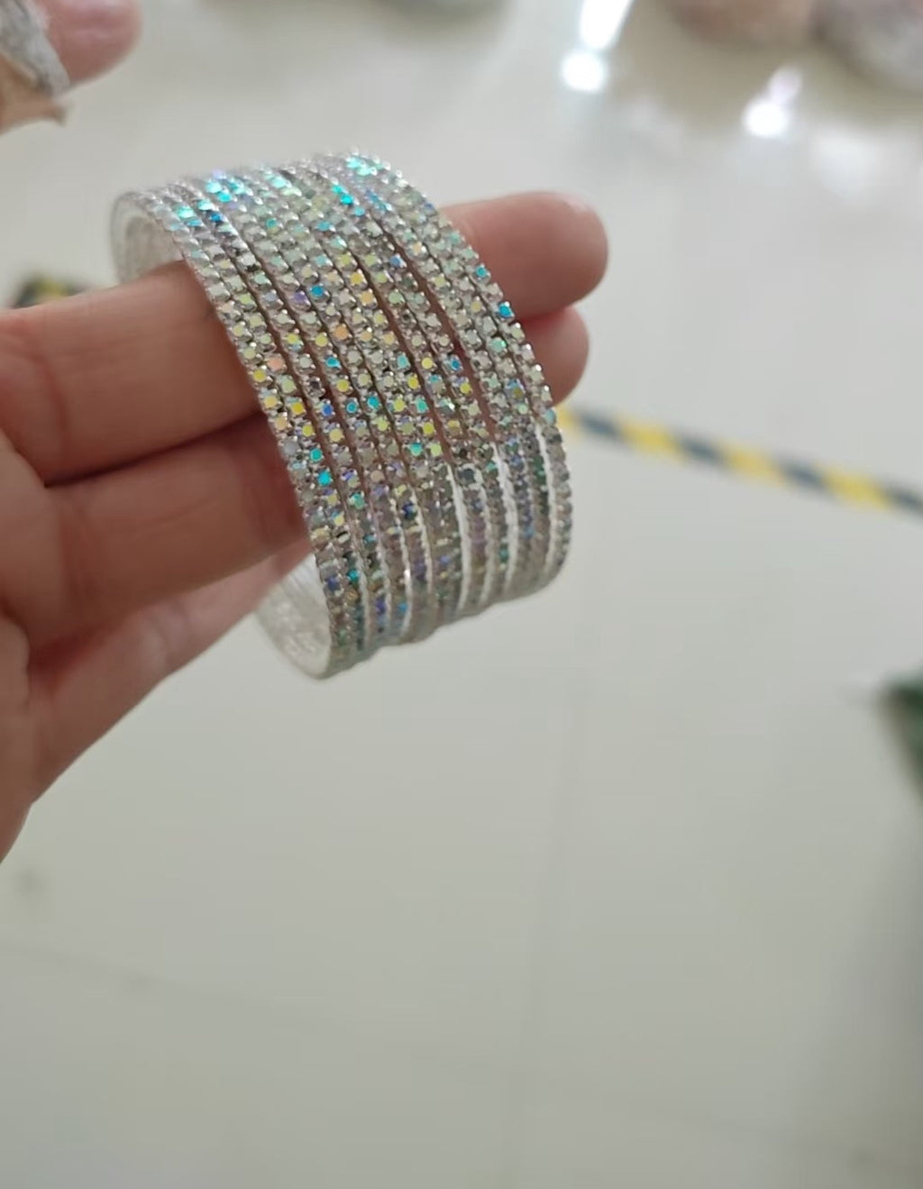 BB0045 12pcs Stone bangles sets bracelet for Woman
