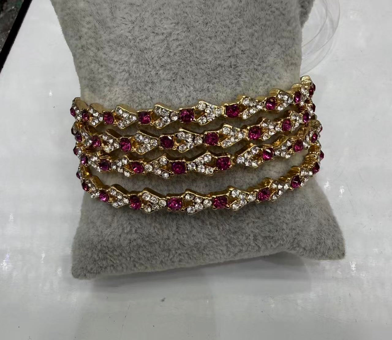 BB0056 4pcs CZ Zircon bangles sets bracelet for Woman