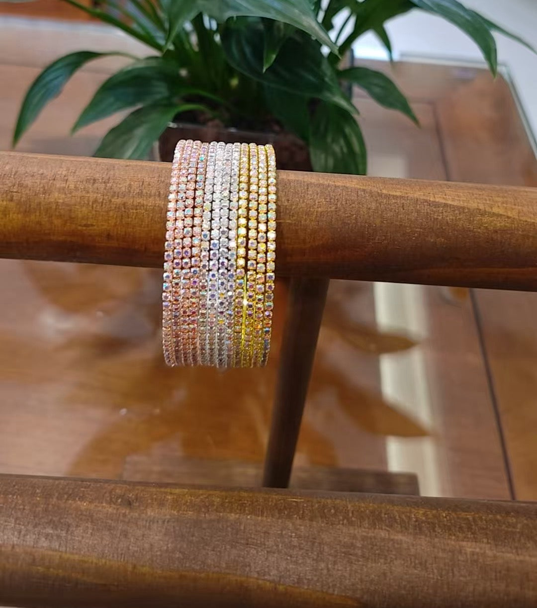 BB0045 12pcs Stone bangles sets bracelet for Woman