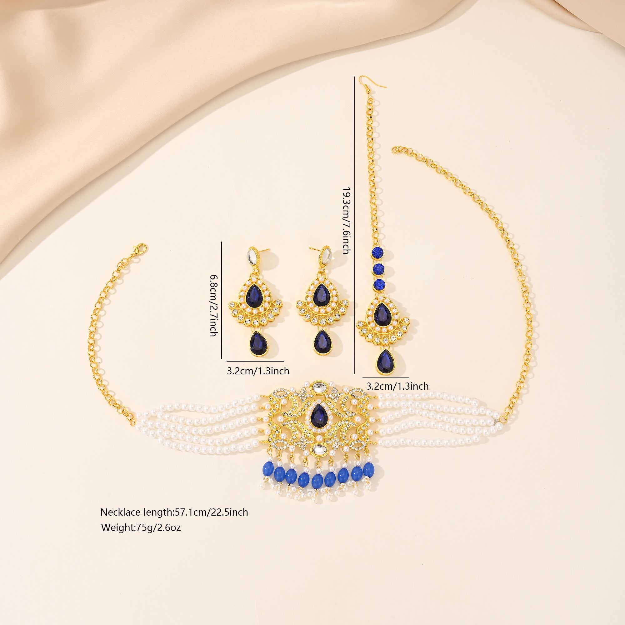 BB0061 Kundan Necklace set for outfits Jewelry set Chocker set for Woman