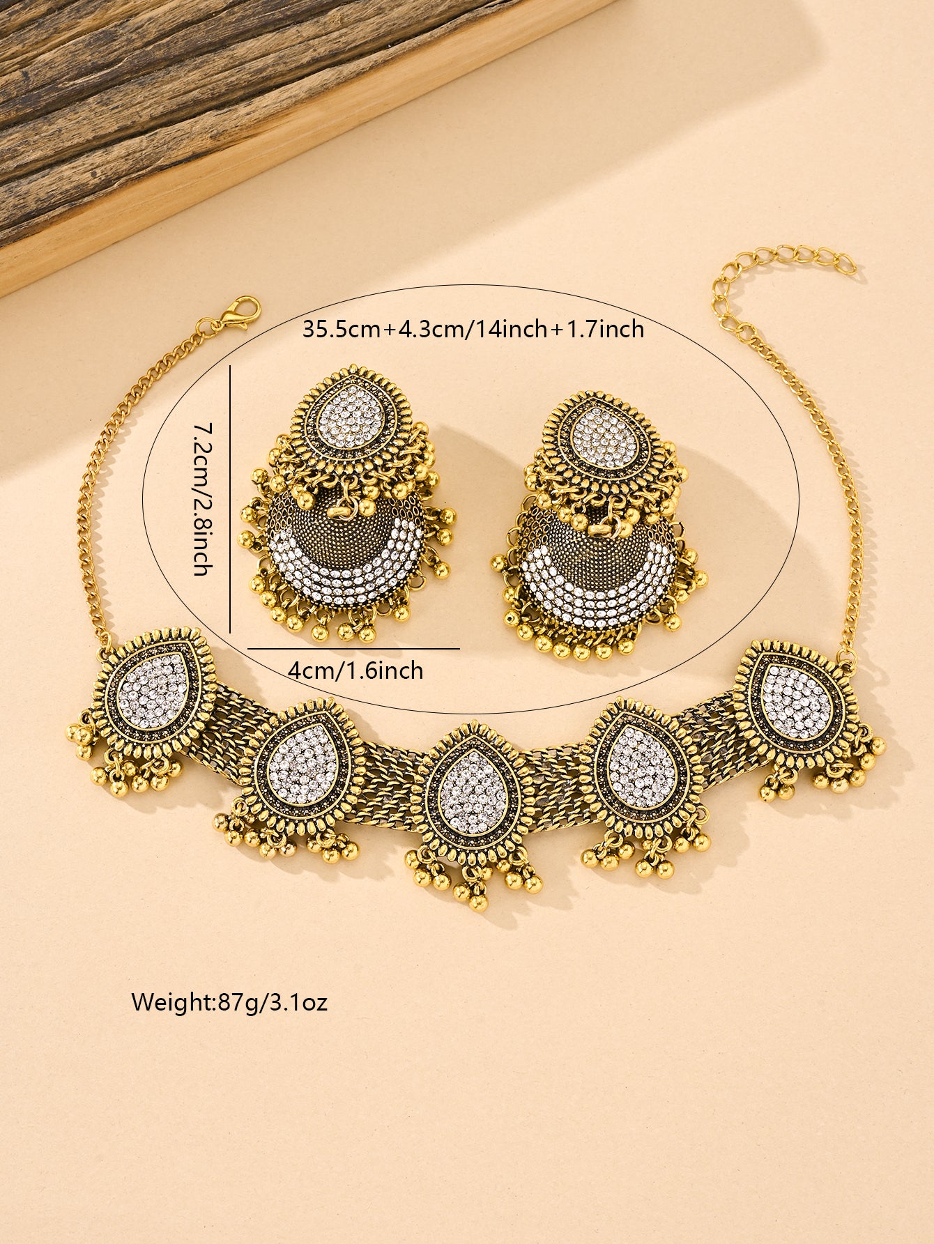 BB0063 Kundan Necklace set for outfits Jewelry set Chocker set for Woman