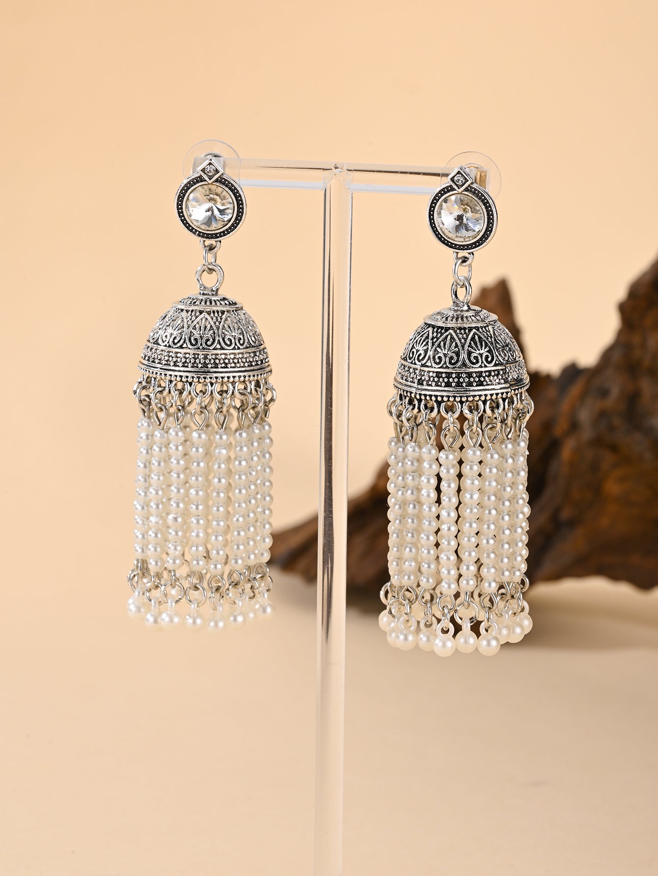 BB0023 Long Jhumka Earrings Ethnic Earrings Vintage Earrings