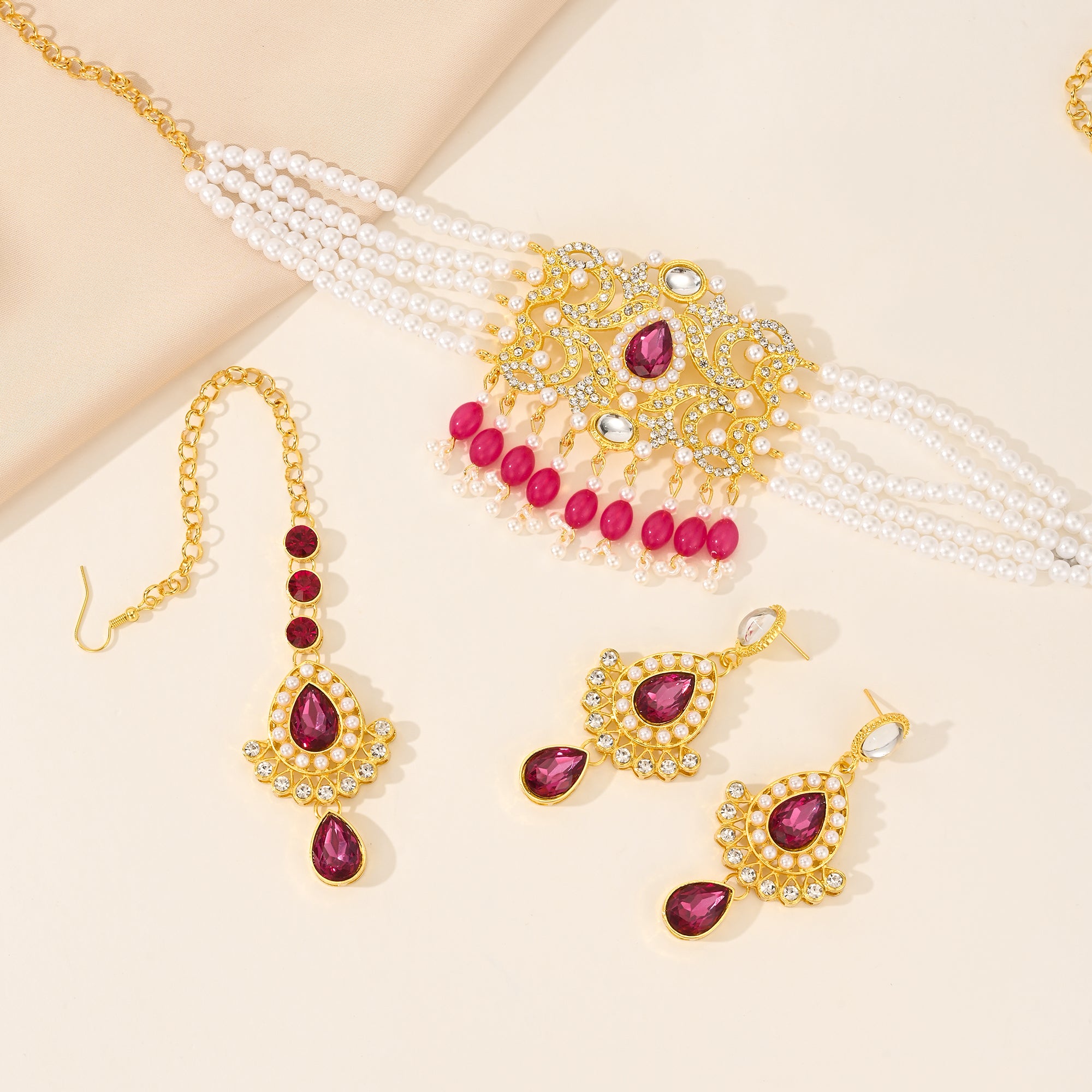 BB0061 Kundan Necklace set for outfits Jewelry set Chocker set for Woman