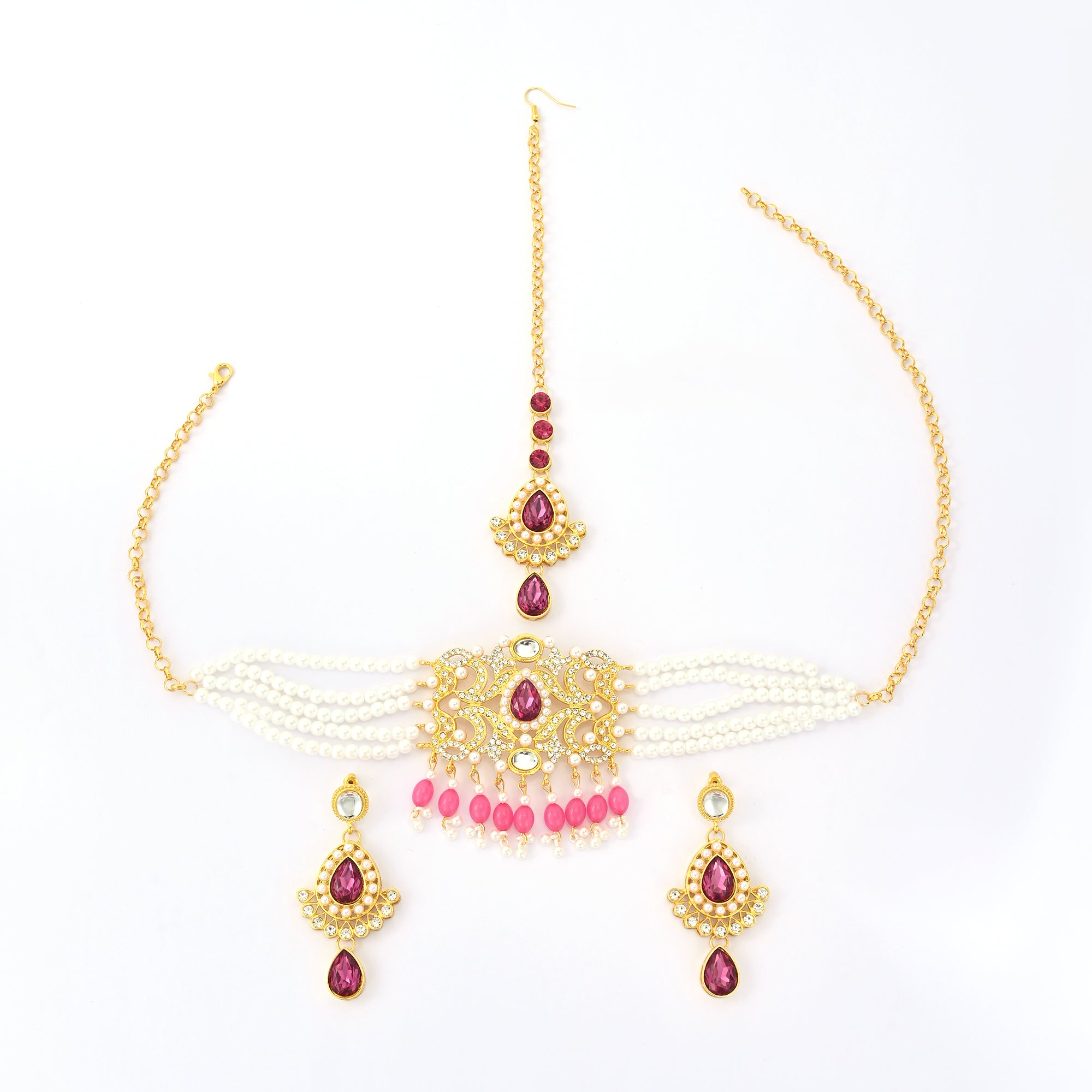 BB0061 Kundan Necklace set for outfits Jewelry set Chocker set for Woman
