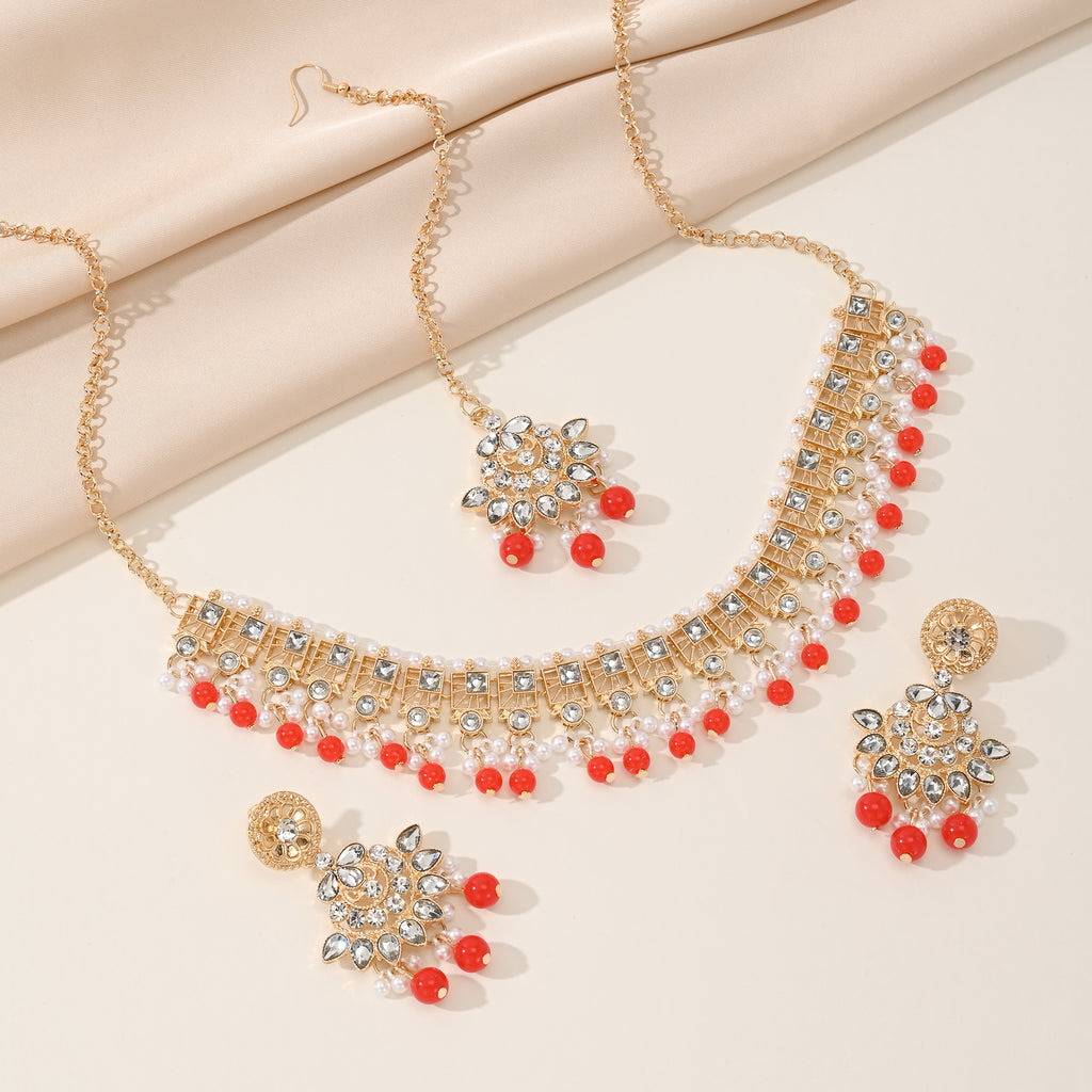 BB0040 Kundan Necklace set for outfits Jewelry set Chocker set for Woman