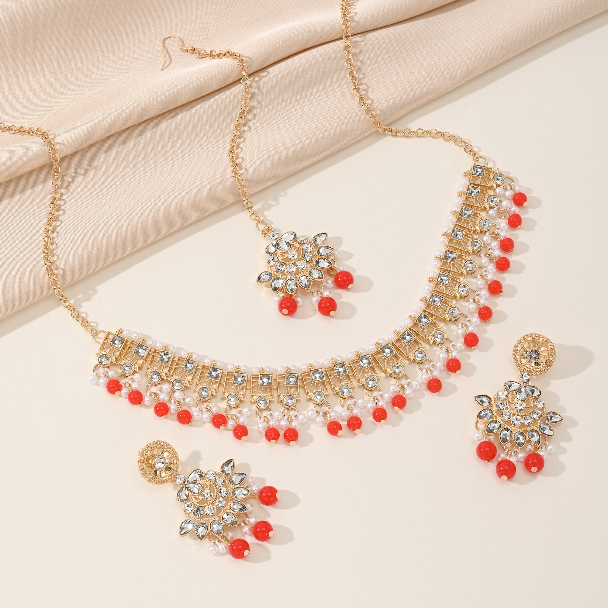 BB0040 Kundan Necklace set for outfits Jewelry set Chocker set for Woman