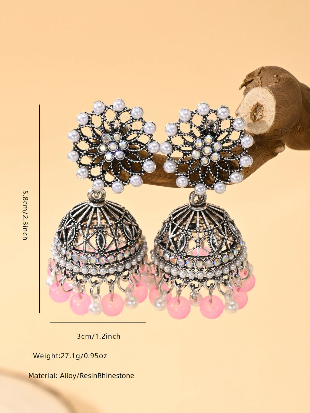 BB0057 Hoops Jhumka Earrings Ethnic Earrings Vintage Earrings
