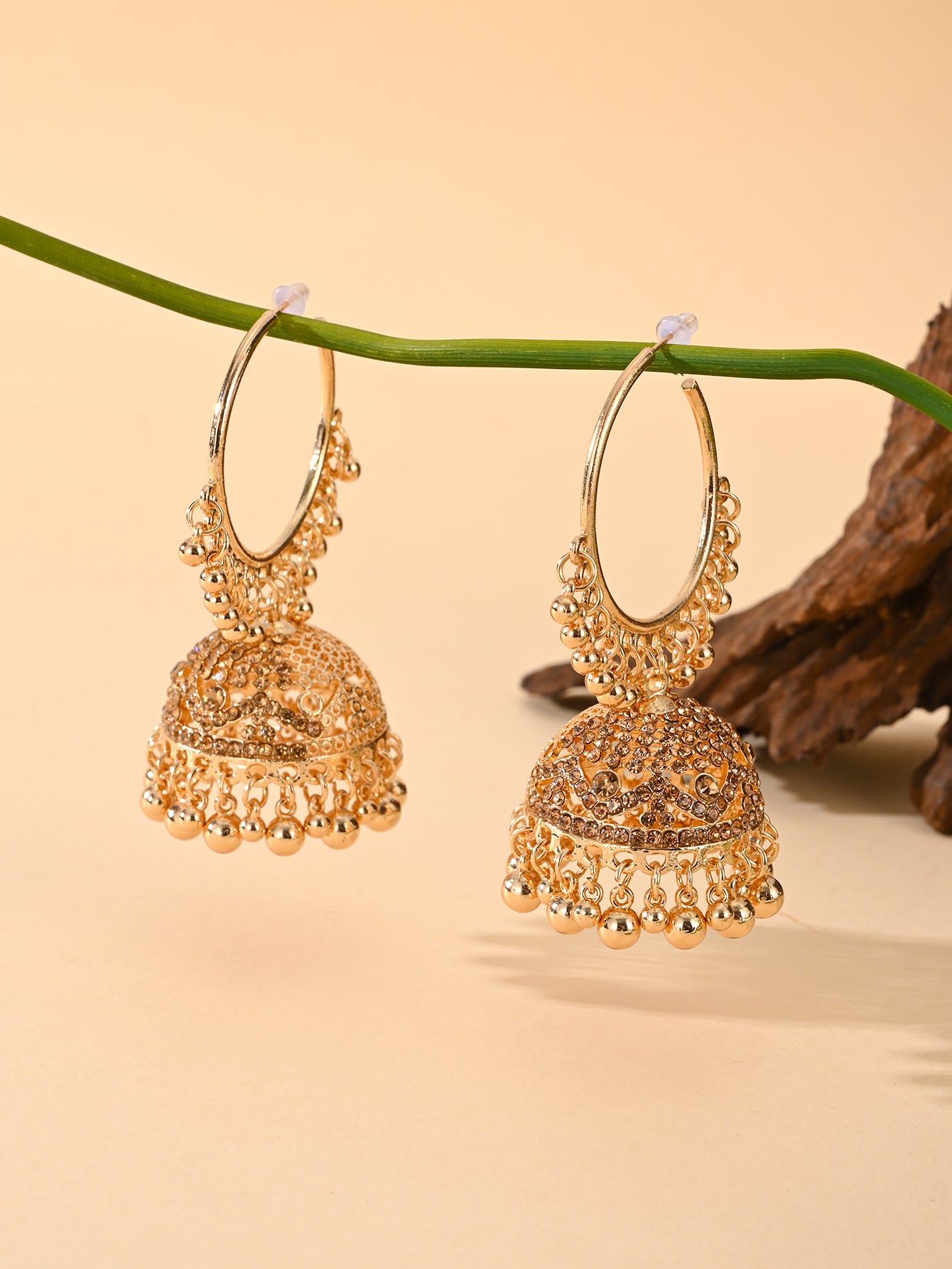BB0026 Hoops Jhumka Earrings Ethnic Earrings Vintage Earrings
