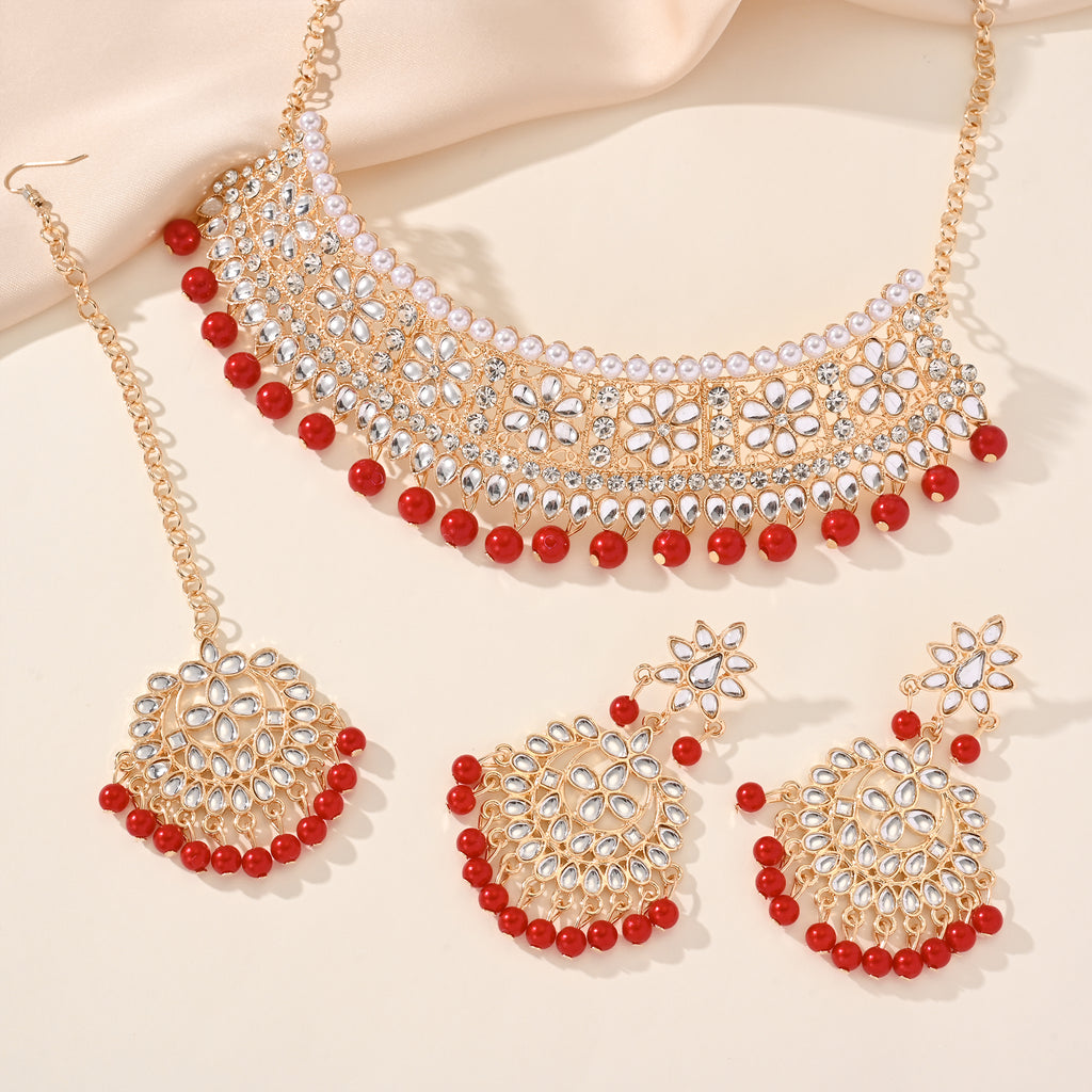 BB0038 Kundan Necklace set for outfits Jewelry set Chocker set for Woman