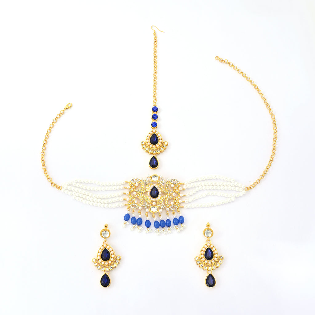 BB0061 Kundan Necklace set for outfits Jewelry set Chocker set for Woman