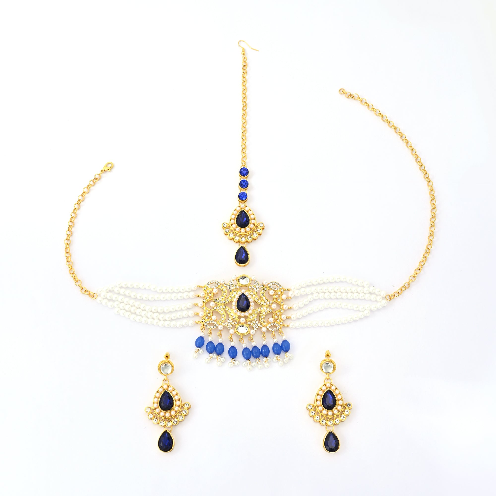 BB0061 Kundan Necklace set for outfits Jewelry set Chocker set for Woman