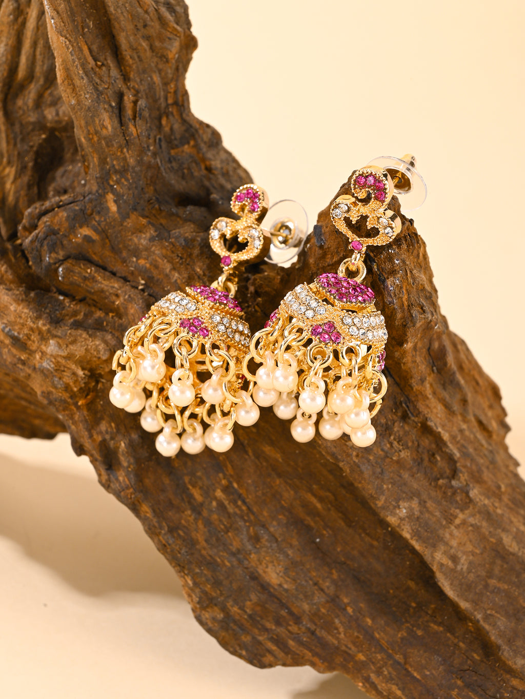 B0013  Jhumka Earrings Vintage Jewelry