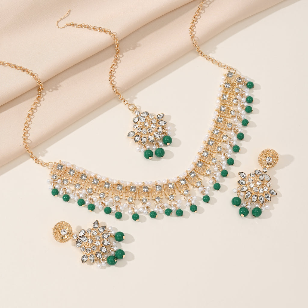 BB0040 Kundan Necklace set for outfits Jewelry set Chocker set for Woman