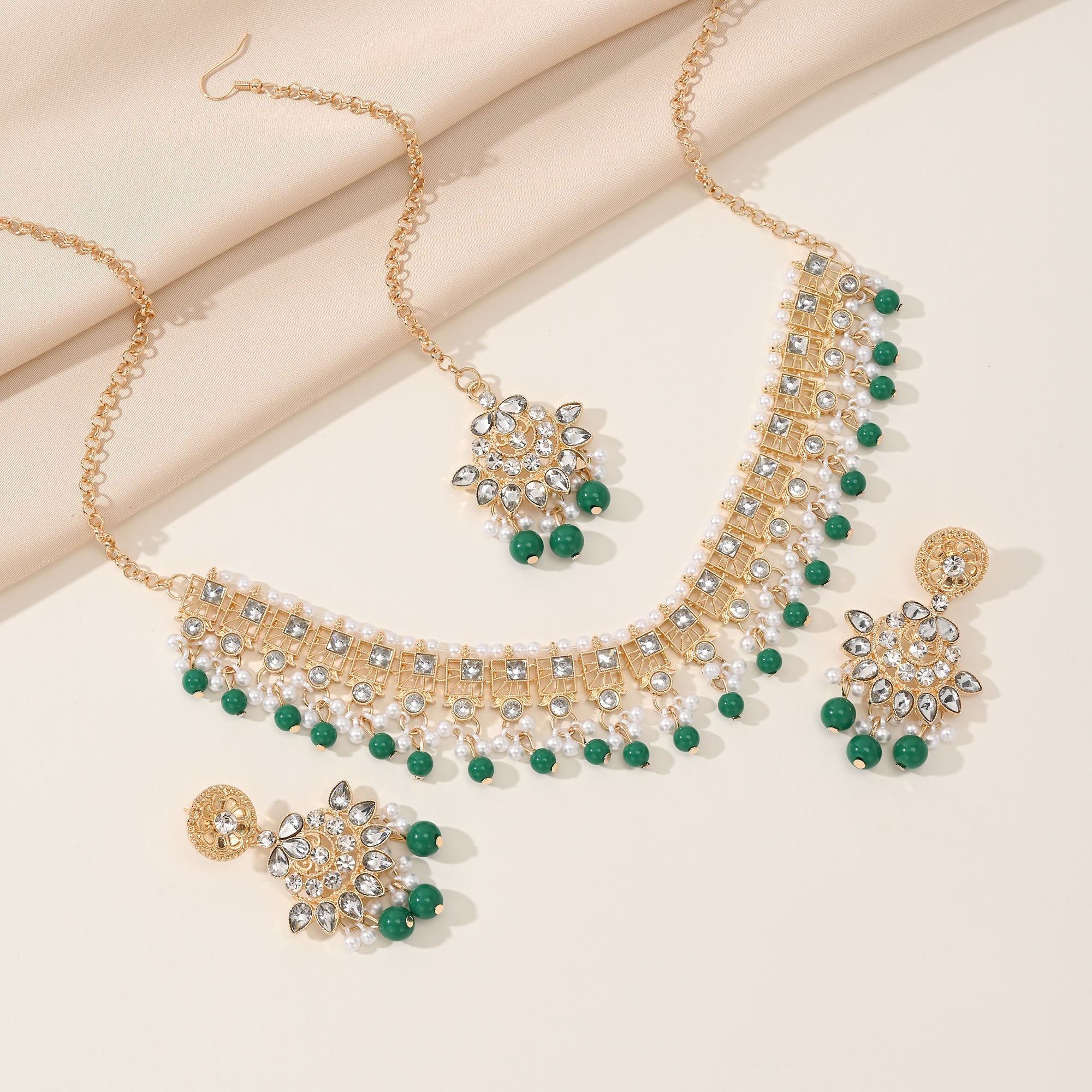 BB0040 Kundan Necklace set for outfits Jewelry set Chocker set for Woman