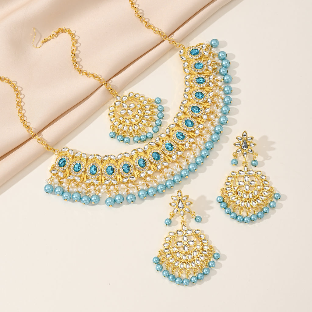 BB0041 Kundan Necklace set for outfits Jewelry set Chocker set for Woman