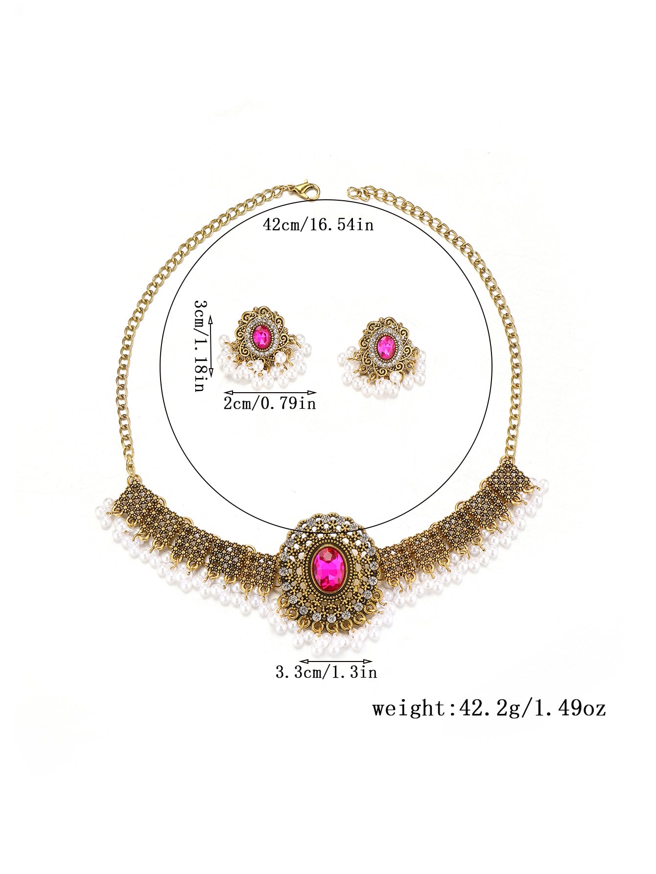 BB0036 Necklace set for outfits Jewelry set Chocker set for Woman