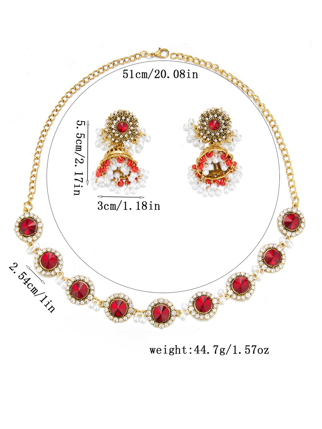 BB0037 Necklace set for outfits Jewelry set Chocker set for Woman
