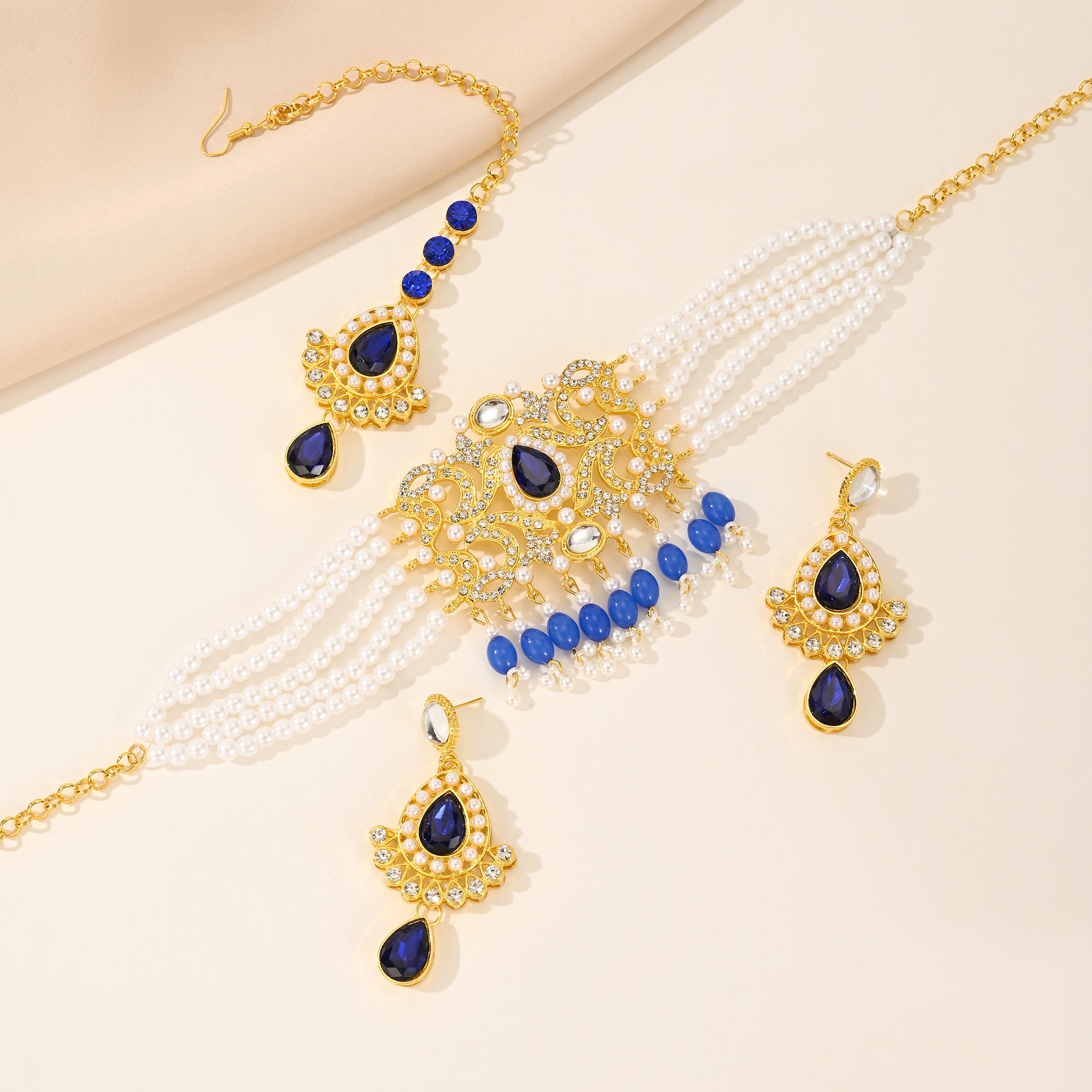 BB0061 Kundan Necklace set for outfits Jewelry set Chocker set for Woman