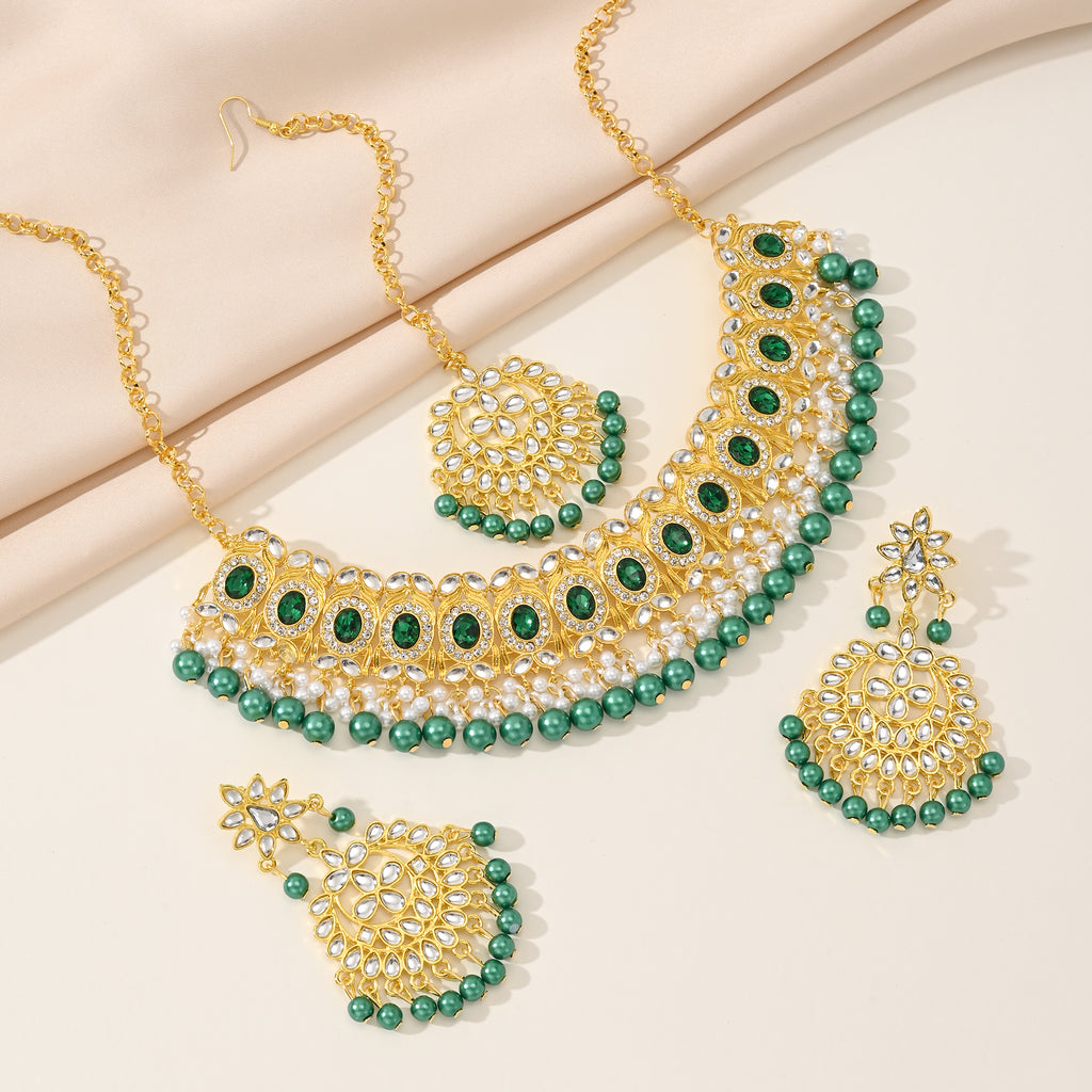 BB0041 Kundan Necklace set for outfits Jewelry set Chocker set for Woman